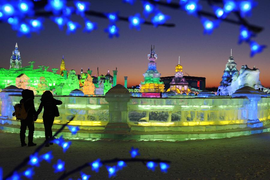 Celebran el 39º  Internacional de Hielo y Nieve de Harbin (29)
