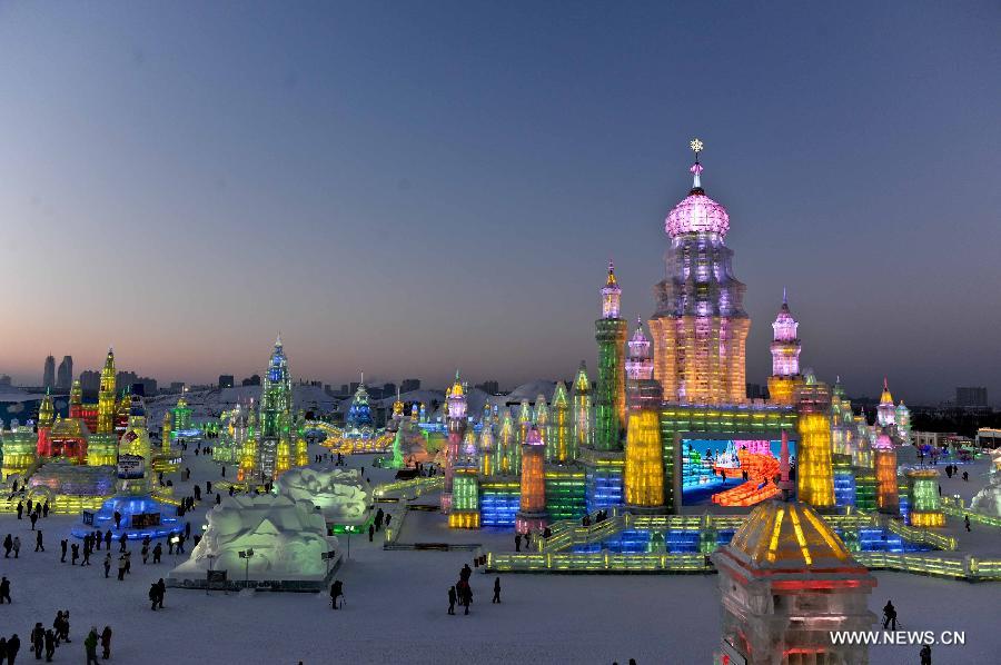 Celebran el 39º Festival Internacional de Hielo y Nieve de Harbin 8