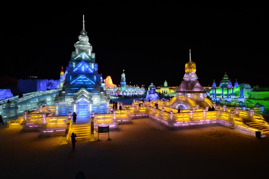 Celebran el 39º Festival Internacional de Hielo y Nieve de Harbin 11