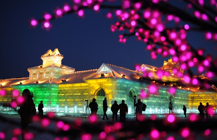 Celebran el 39º Festival Internacional de Hielo y Nieve de Harbin 16