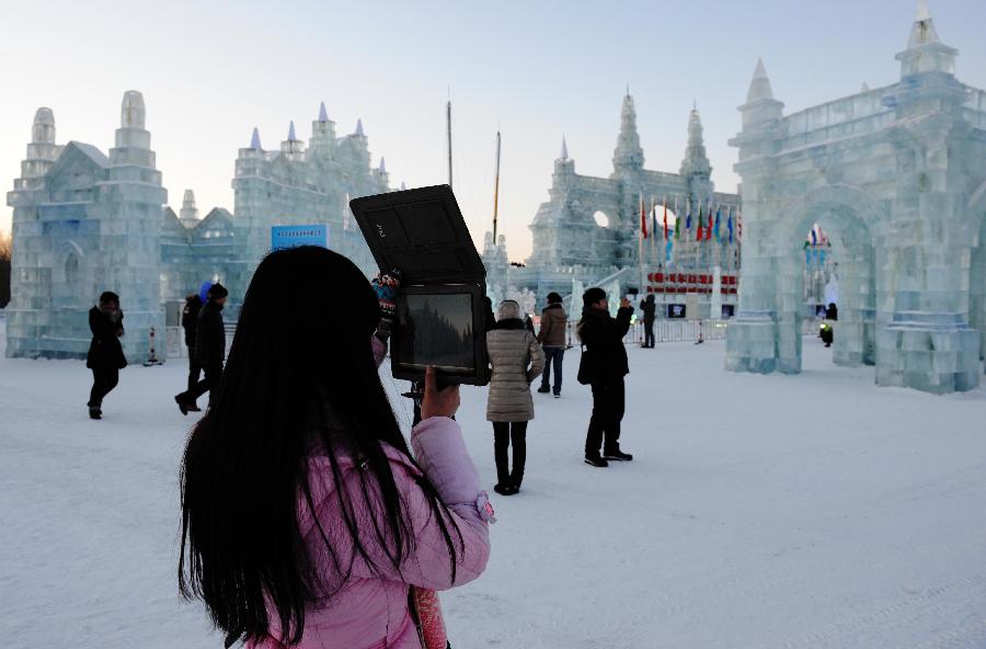 Celebran el 39º  Internacional de Hielo y Nieve de Harbin (25)