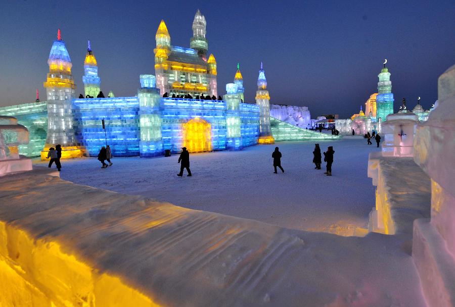Celebran el 39º  Internacional de Hielo y Nieve de Harbin (23)