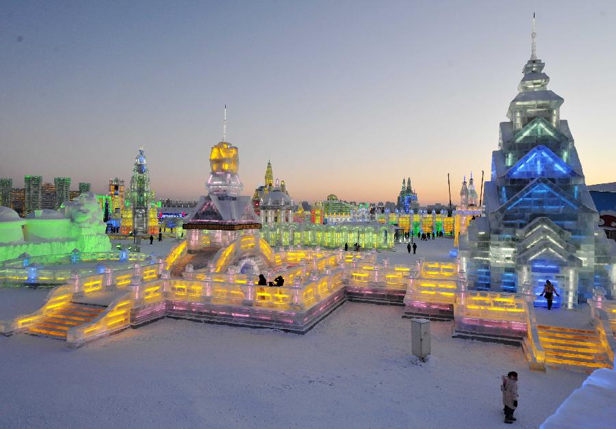 Celebran el 39º Festival Internacional de Hielo y Nieve de Harbin 19