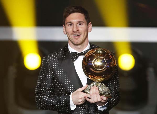 Messi gana por cuarta ocasión Balón de Oro