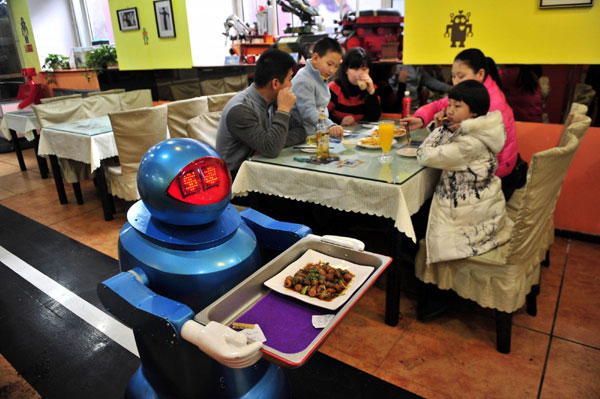 Restaurante de robots en Harbin