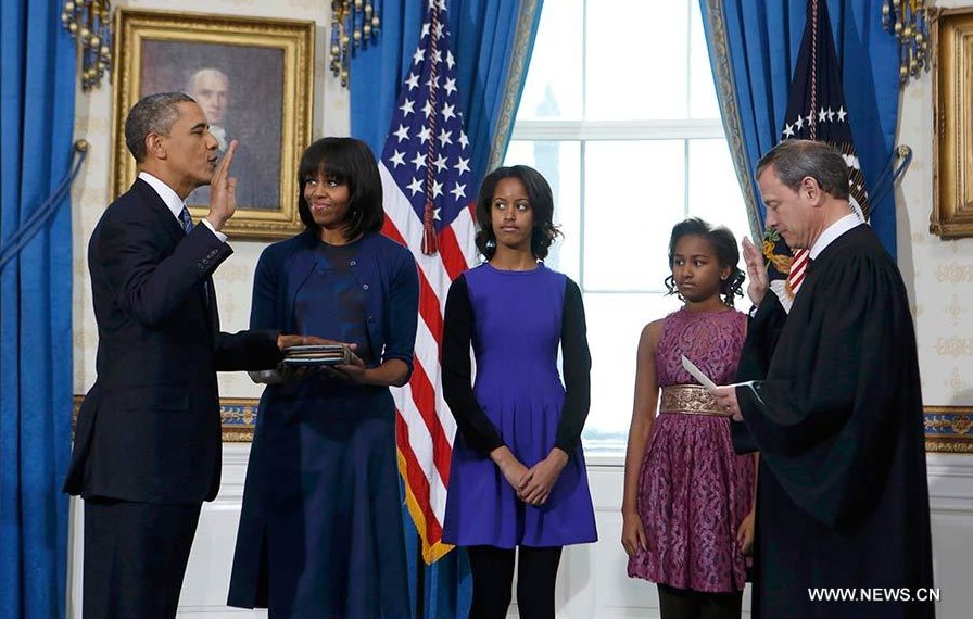 Obama presta juramento para segundo periodo como presidente de EEUU