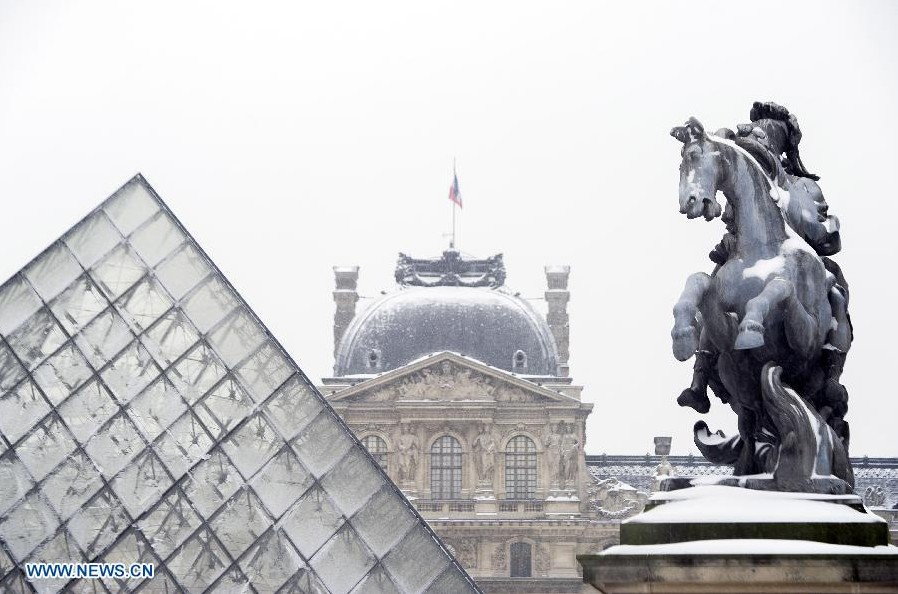 Tormenta de nieve azota Francia