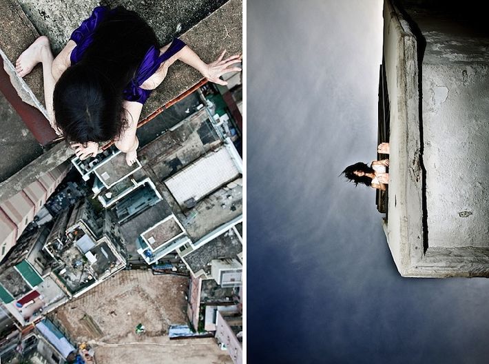 Fotógrafa coreana se toma fotos a riesgo de morir (4)