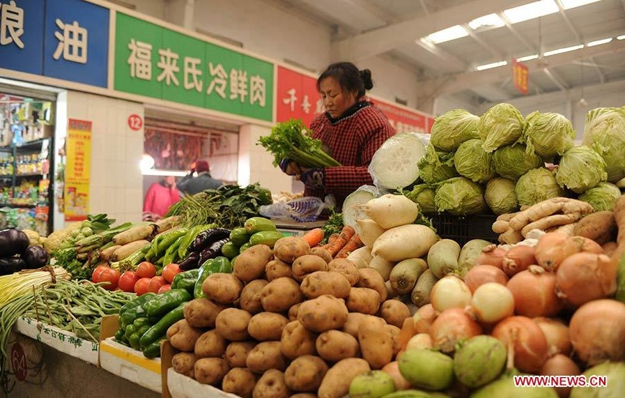 Continúa aumento de precios de productos agrícolas en China