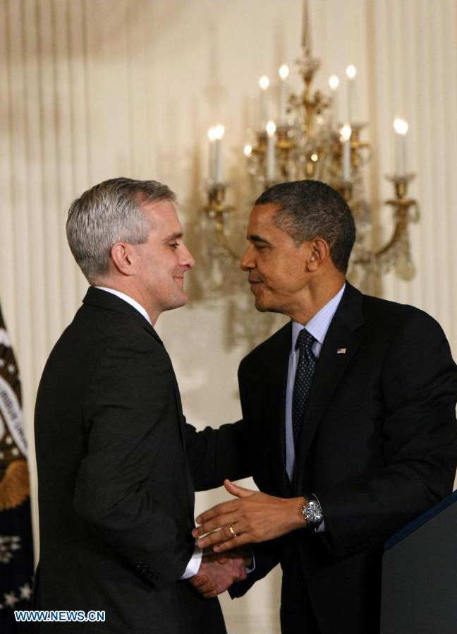 Obama nombra a McDonough nuevo jefe de gabinete