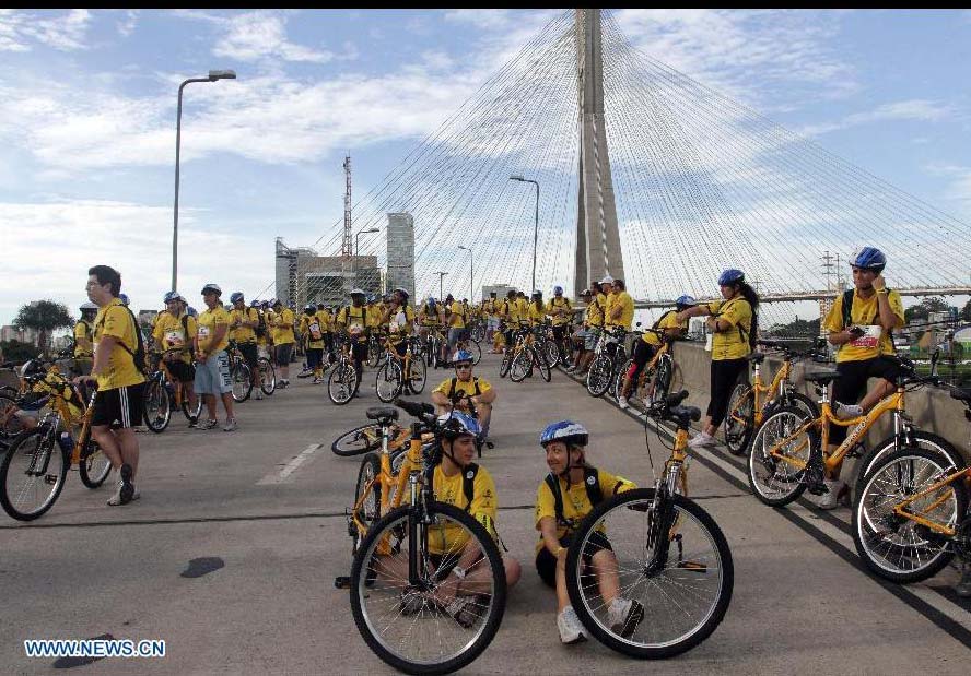 World Bike Tour atrae a 8.000 personas en Sao Paulo, Brasil