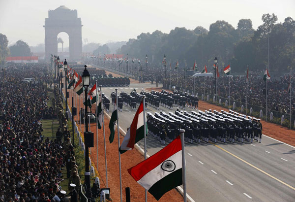 India muestra poderío militar en Día de la República