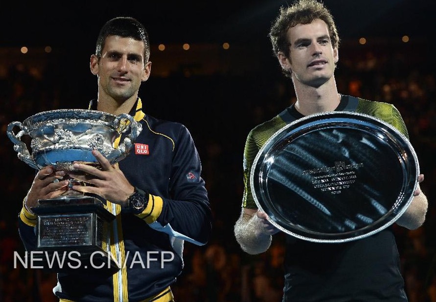 Tenis: Djokovic derrota a Murray para lograr su cuarta victoria en Abierto de Australia