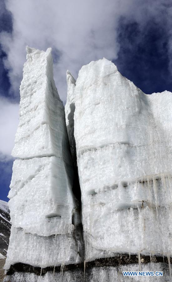 El tercer mayor glaciar del mundo en el Tíbet de China 3