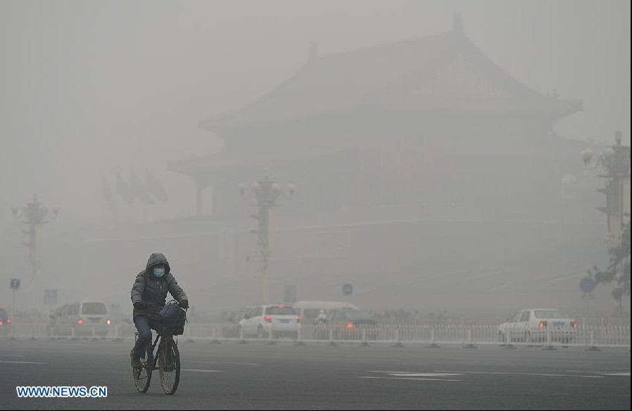 Identifican factores causantes de denso esmog en Beijing