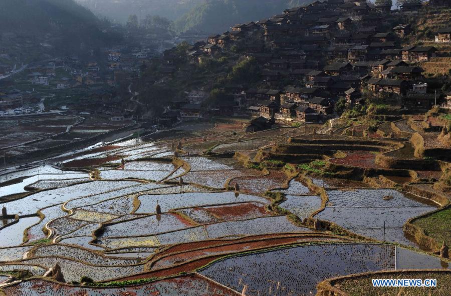 Terrazas en la ciudad de Kaili, Guizhou 2