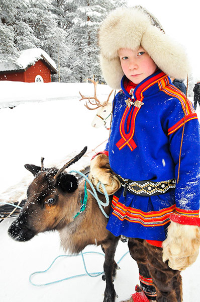Feria del pueblo sami celebrada en febrero en Suecia 12