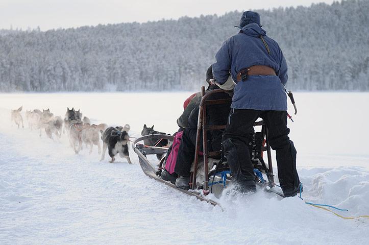 Feria del pueblo sami celebrada en febrero en Suecia 10