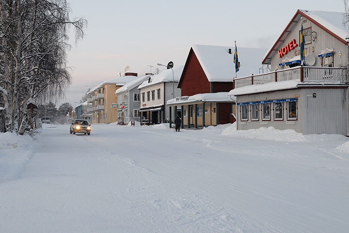 Feria del pueblo sami celebrada en febrero en Suecia 9