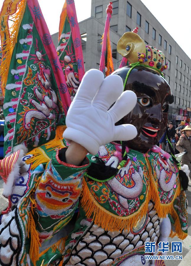 Barrio chino de Nueva York festeja a Año Nuevo con desfile 2