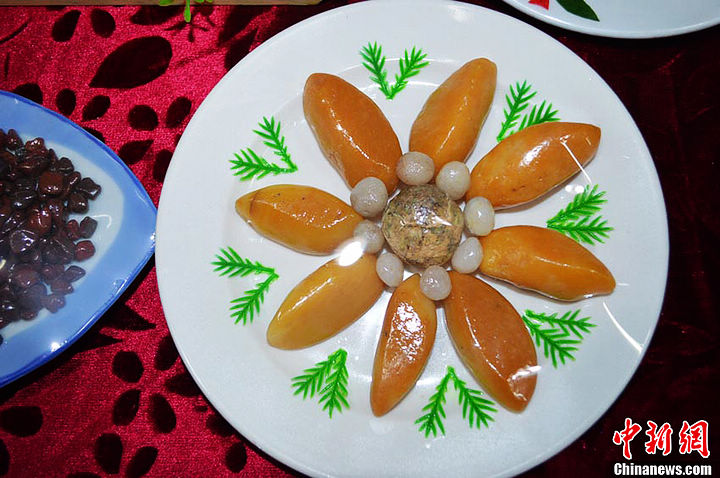 Banquete de 108 platos de piedras en Jilin  5