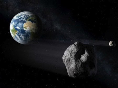 Proponen sistema de rayos láser para destruir asteroides cercanos a la Tierra