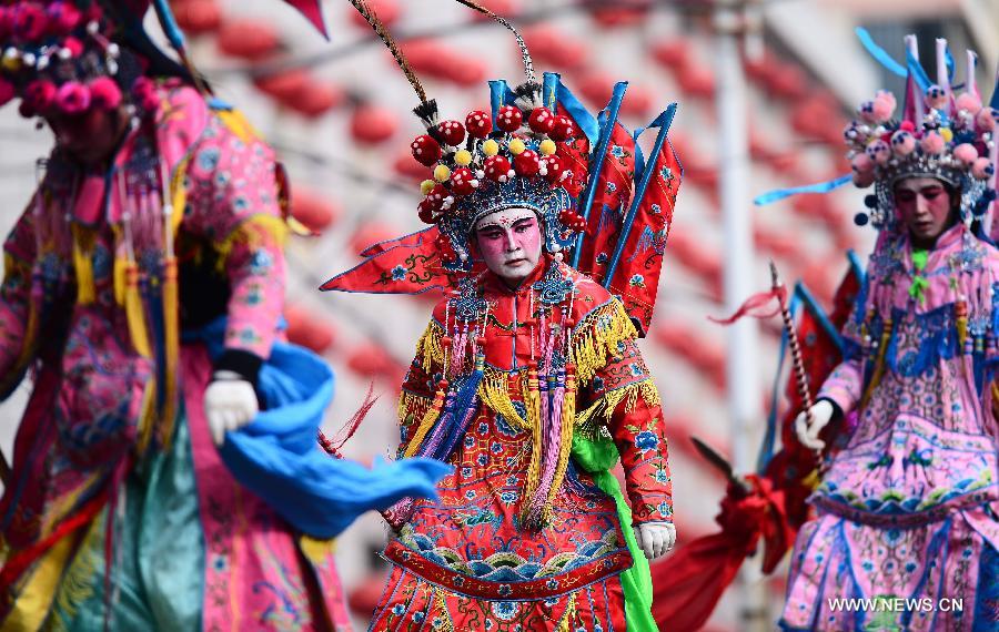 Desfile Shehuo en noroeste de China 6