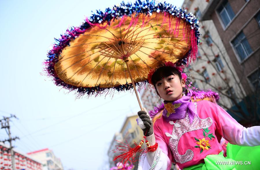 Desfile Shehuo en noroeste de China 4