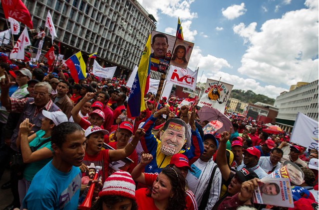 Partidarios de presidente Chávez celebran aniversario de "caracazo" 