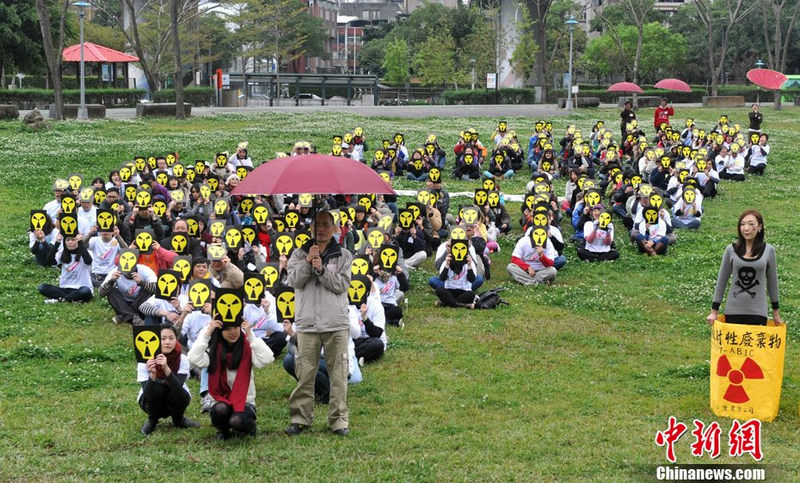 Protesta antinuclear en Taiwán 4