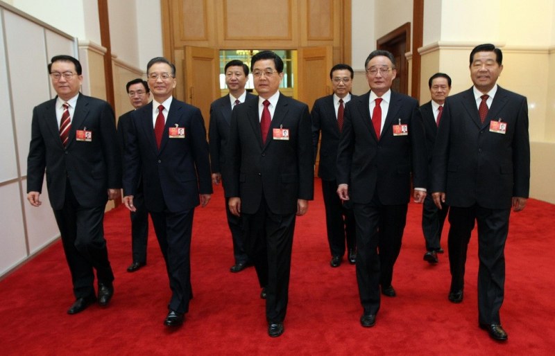Fotografías de la entrada de los líderes chinos en cada dos sesiones (5)