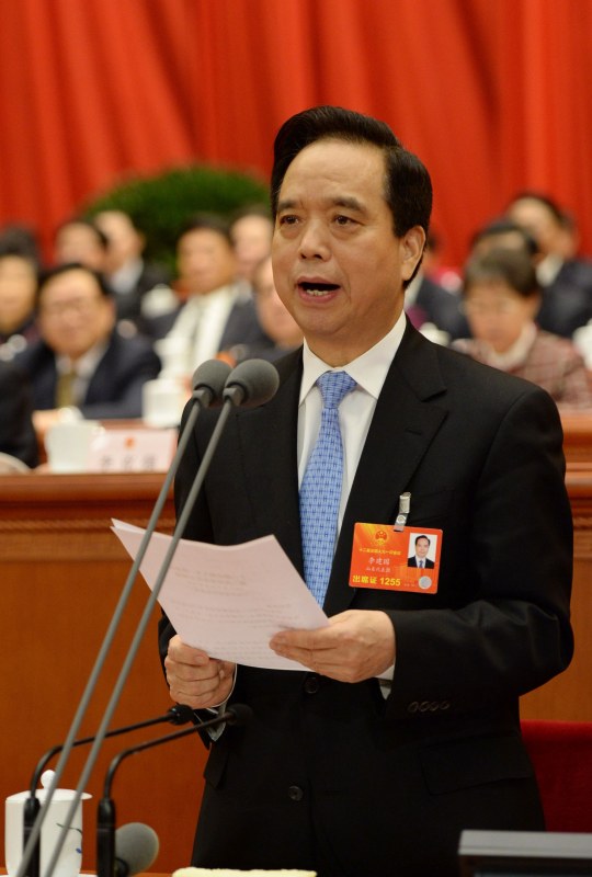 Wu Bangguo presenta el informe de labor del Comité Permanente de la APN (2)
