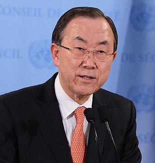 Jefe de la ONU promete combatir violencia contra mujeres
