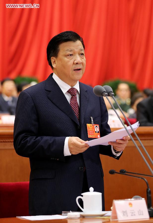 Máxima legislatura china celebra reunión plenaria para elecciones (13)