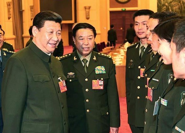 Diputados militares de APN prometen construir un ejército chino fuerte