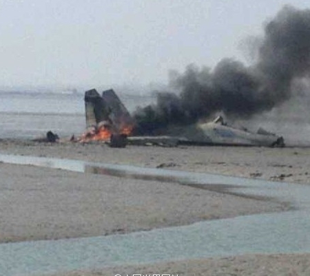 Se estrella un avión de combate Su-27 chino matando a sus dos pilotos