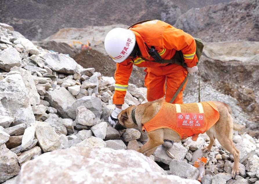 Recuperan 17 cuerpos de sitio de desprendimiento de tierra en Tíbet, China