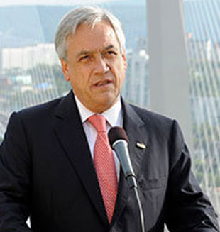 Chile defenderá "sin debilidad su territorio, su mar y su soberanía", advierte Piñera