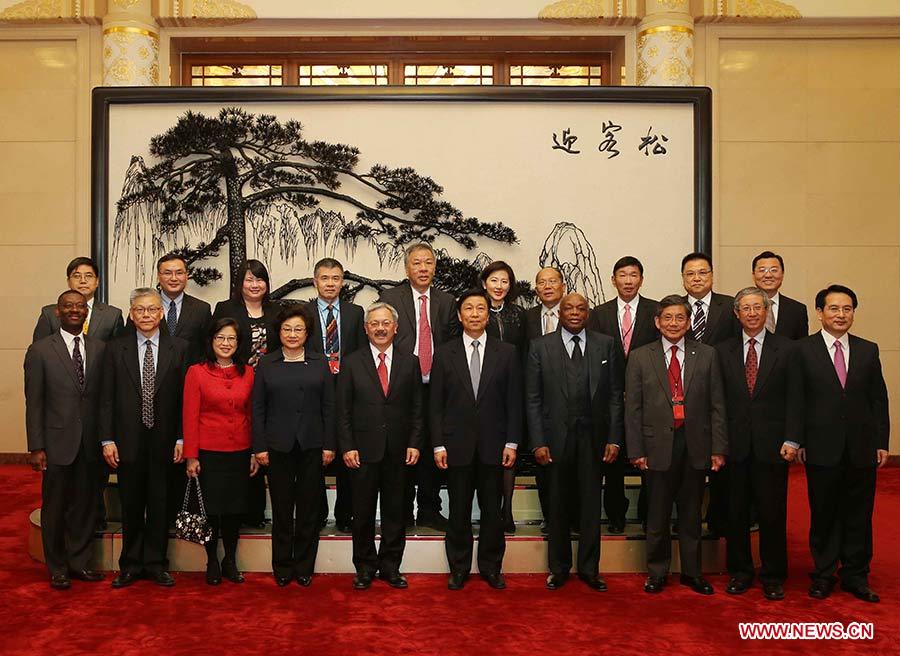 Vicepresidente chino se reúne con alcalde de San Francisco en Beijing