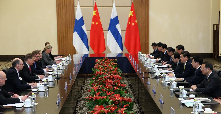 China y Finlandia acuerdan impulsar lazos