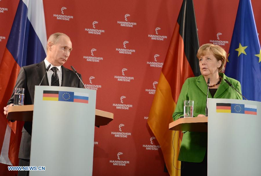 Presidente ruso enfrenta protesta durante visita a Alemania