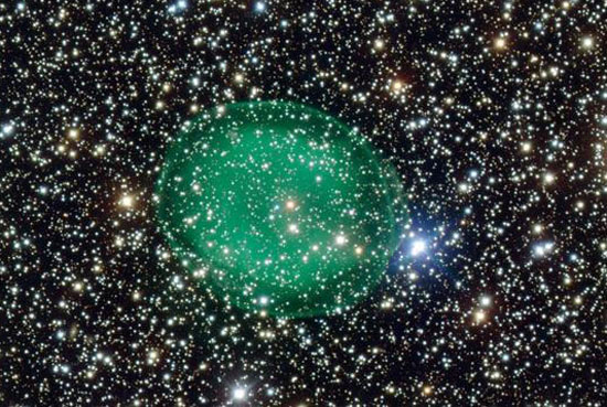 ‘Burbuja verde’ sería nebulosa planetaria