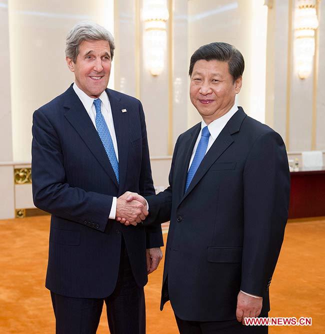 Presidente chino se reúne con secretario de Estado de EEUU