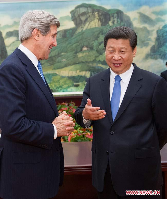 Presidente chino se reúne con secretario de Estado de EEUU