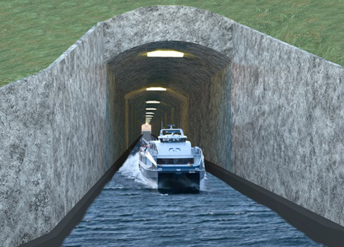 Noruega construirá el primer túnel Stad en el mundo para buques de gran tamaño