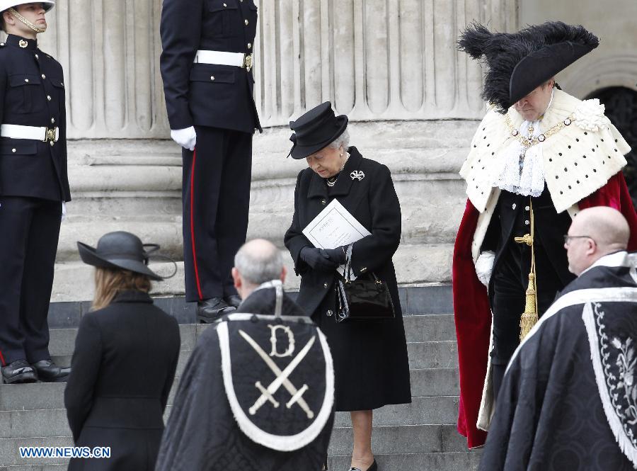 Londres dice adiós a la "Dama de Hierro" en medio de férreas medidas de seguridad