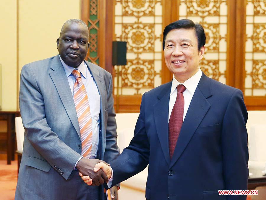 Vicepresidente chino promete relaciones amistosas con Sudán del Sur