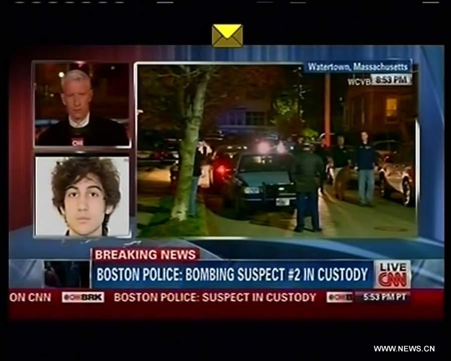 Autoridades anuncian haber tenido a segundo sospechoso de Boston bajo custodia 
