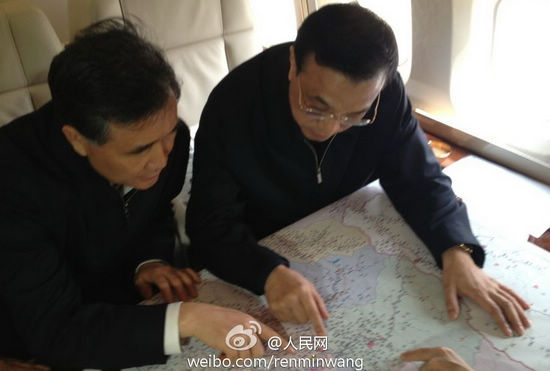 Premier chino viaja a zona afectada por seísmo en Sichuan 
