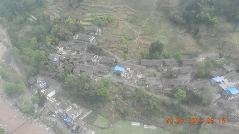 Fotos: El pueblo Taiping del distrito Lushan sacudido por el terremoto de 7,0 grados 2